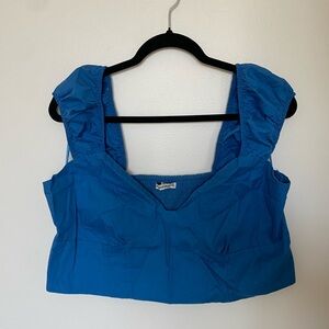 Abercrombie & Fitch Blue Cropped Top